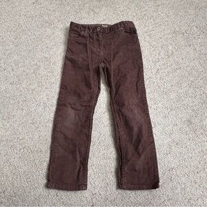 Jacadi Paris Brown Corduroy Pants | Classic Straight Leg | Kids Size 6